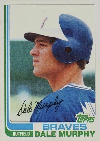 1982 Topps #668 Dale Murphy Baseball Card 1982 Topps #668 Dale Murphy Baseball Card