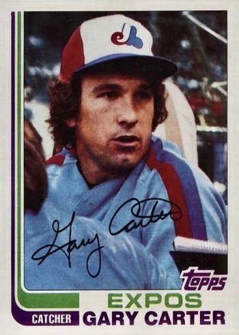 1982 Topps #730 Gary Carter Baseball Card