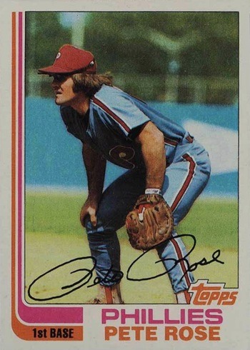 1982 Topps #780 Pete Rose Baseball Card 1982 Topps #780 Pete Rose Baseball Card
