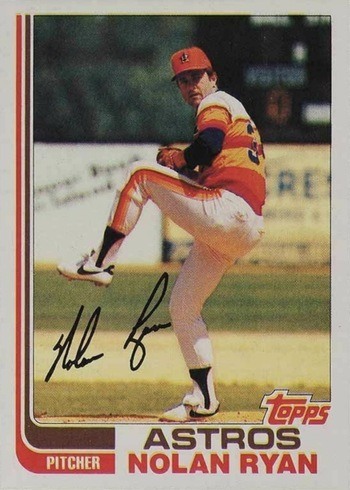 1982 Topps #90 Nolan Ryan Baseball Card 1982 Topps #90 Nolan Ryan Baseball Card