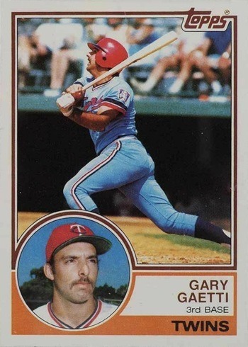 1983 Topps #431 Gary Gaetti Rookie Card