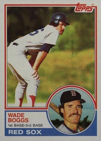 1983 Topps #498 Wade Boggs Rookie Card 1983 Topps #498 Wade Boggs Rookie Card
