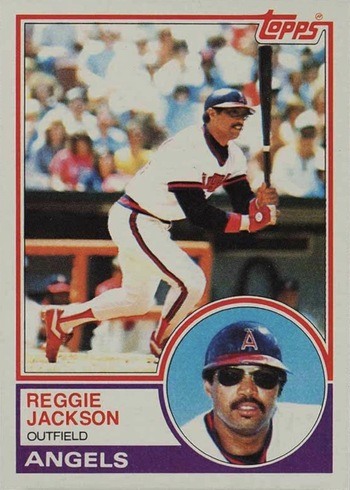 1983 Topps #500 Reggie Jackson Baseball Card