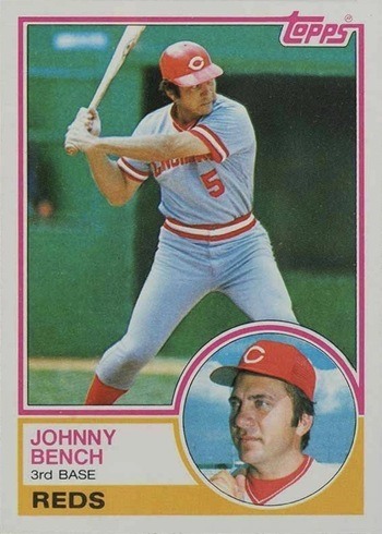 1983 Topps #60 Johnny Bench Baseball Card