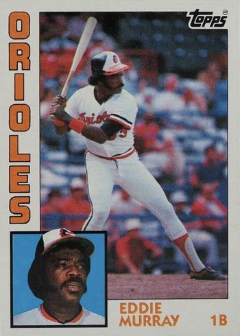 1984 Topps #240 Eddie Murray Baseball Card 1984 Topps #240 Eddie Murray Baseball Card