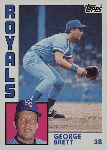1984 Topps #500 George Brett Baseball Card 1984 Topps #500 George Brett Baseball Card