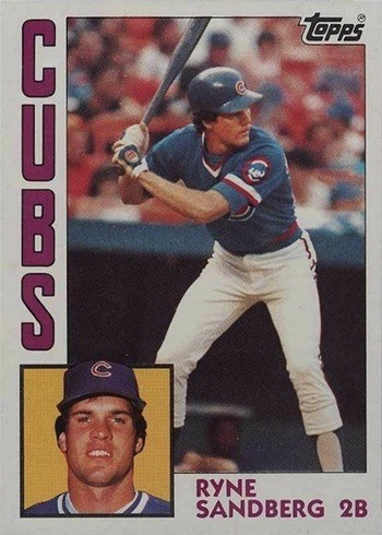 1984 Topps #596 Ryne Sandberg Baseball Card