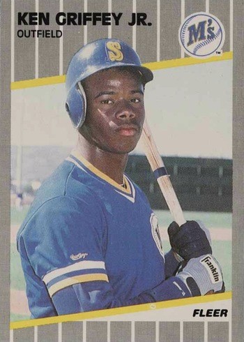 1989 Fleer Glossy #548 Ken Griffey Jr. Rookie Card 1989 Fleer Glossy #548 Ken Griffey Jr. Rookie Card