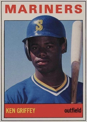 1989 SCD Baseball Pocket Price Guides #3 Ken Griffey Jr. Rookie Card