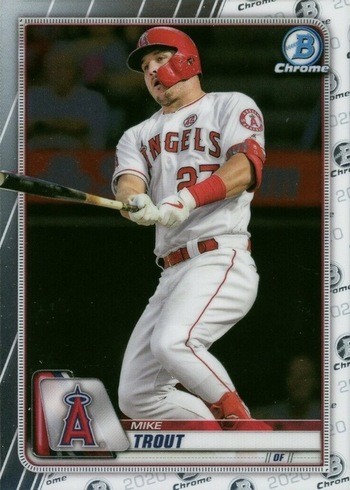 2020 Bowman Chrome #1 Mike Trout Baseball Card