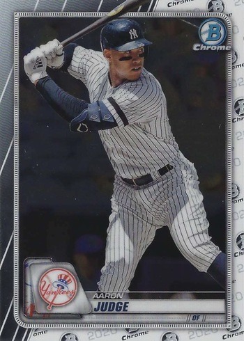 2020 Bowman Chrome #13 Aaron Judge Baseball Card