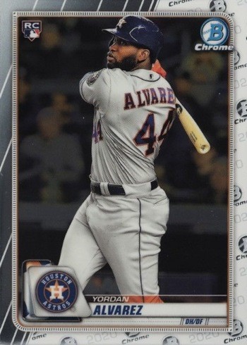 2020 Bowman Chrome #25 Yordan Alvarez Rookie Card