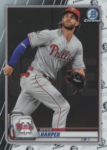 2020 Bowman Chrome #35 Bryce Harper Baseball Card