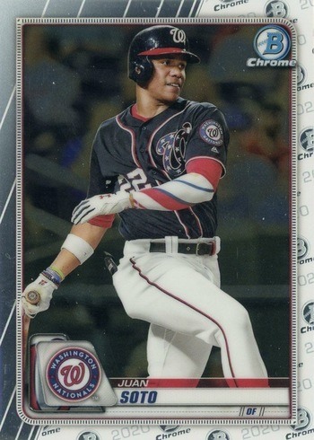 2020 Bowman Chrome #54 Juan Soto Baseball Card