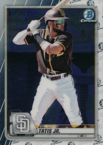 2020 Bowman Chrome #82 Fernando Tatis Jr. Baseball Card