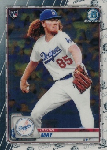 2020 Bowman Chrome #96 Dustin May Rookie Card