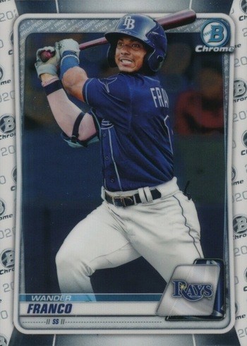 2020 Bowman Chrome #BCP1 Wander Franco Baseball Card