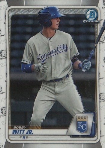 2020 Bowman Chrome #BCP160 Bobby Witt Jr. Baseball Card