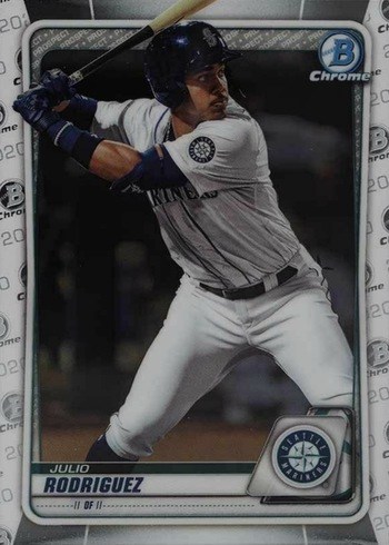 2020 Bowman Chrome #BCP19 Julio Rodriguez Baseball Card