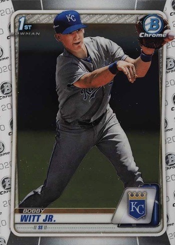 2020 Bowman Chrome #BCP25 Bobby Witt Jr. Baseball Card