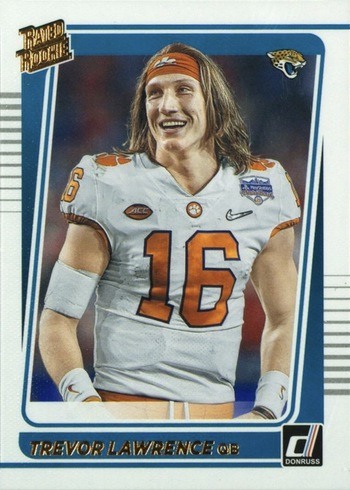 2021 Donruss #251 Trevor Lawrence Rated Rookie Card Portrait