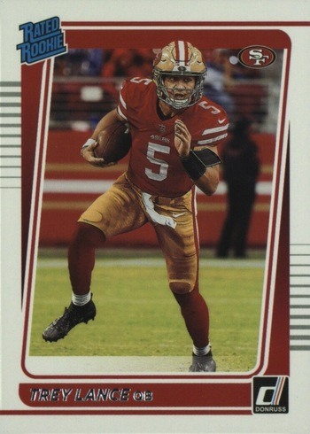 2021 Donruss #254 Trey Lance Rookie Card