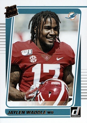 2021 Donruss #263 Jaylen Waddle Rated Rookie Card Portrait