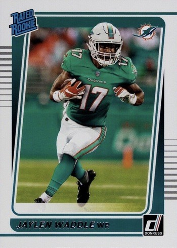 2021 Donruss #263 Jaylen Waddle Rated Rookie Card