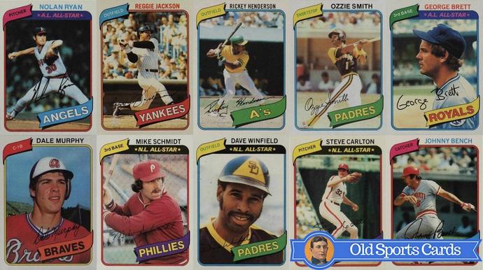 Most Valuable 1980 Topps Baseball Cards