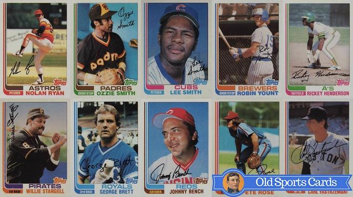 Most Valuable 1982 Topps Baseball Cards
