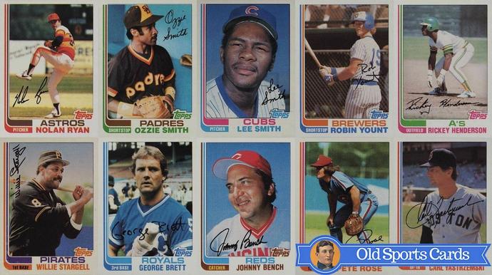 Most Valuable 1982 Topps Baseball Cards Most Valuable 1982 Topps Baseball Cards