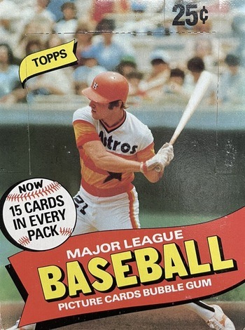 Unopened Box of 1980 Topps Baseball Cards Unopened Box of 1980 Topps Baseball Cards