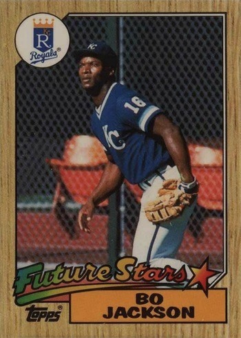 1987 Topps Tiffany #170 Bo Jackson Rookie Card