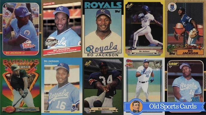 20 Most Valuable Bo Jackson Baseball Cards – Wax Pack Gods