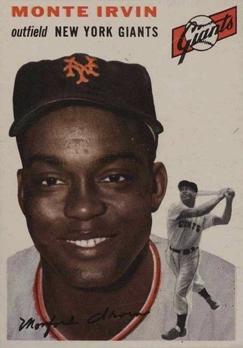 1954 Topps #3 Monte Irvin Baseball Card