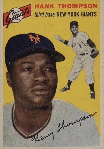 1954 Topps #64 Hank Thompson Baseball Card 1954 Topps #64 Hank Thompson Baseball Card