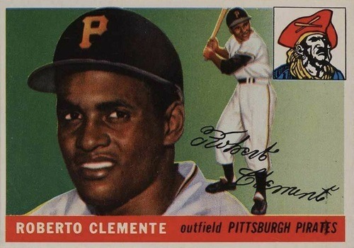 1955 Topps #164 Roberto Clemente Rookie Card