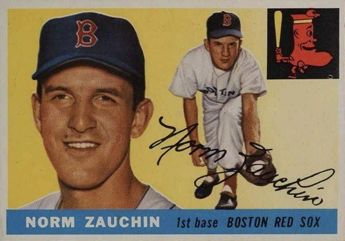1955 Topps #176 Norm Zauchin Baseball Card