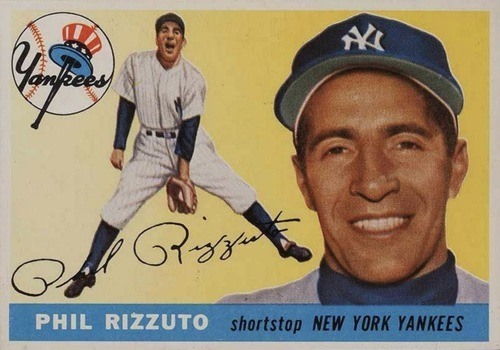 1955 Topps #189 Phil Rizzuto Baseball Card 1955 Topps #189 Phil Rizzuto Baseball Card