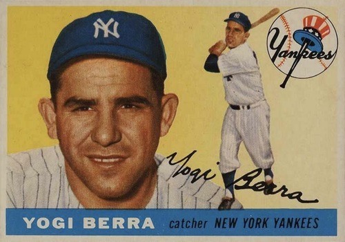 1955 Topps #198 Yogi Berra Baseball Card 1955 Topps #198 Yogi Berra Baseball Card