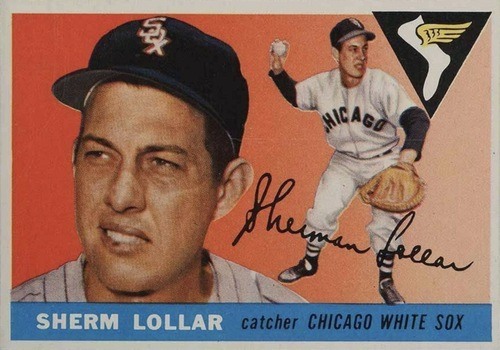 1955 Topps #201 Sherm Lollar Baseball Card