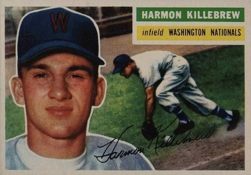 1956 Topps #164 Harmon Killebrew Baseball Card