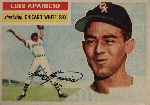 1956 Topps #292 Luis Aparicio Rookie Card 1956 Topps #292 Luis Aparicio Rookie Card