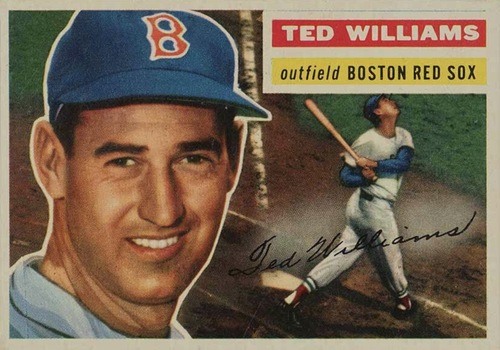 1956 Topps #5 Ted Williams Baseball Card