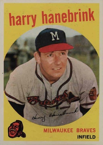 1959 Topps #322 Harry Hanebrink Baseball Card