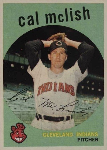 1959 Topps #445 Cal McLish Baseball Card 1959 Topps #445 Cal McLish Baseball Card