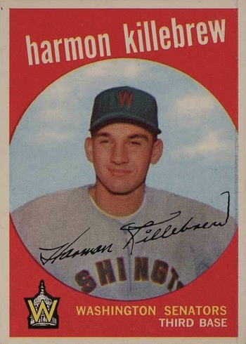 1959 Topps #515 Harmon Killebrew Baseball Card 1959 Topps #515 Harmon Killebrew Baseball Card