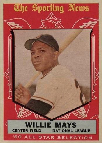 1959 Topps #563 Willie Mays All-Star Baseball Card