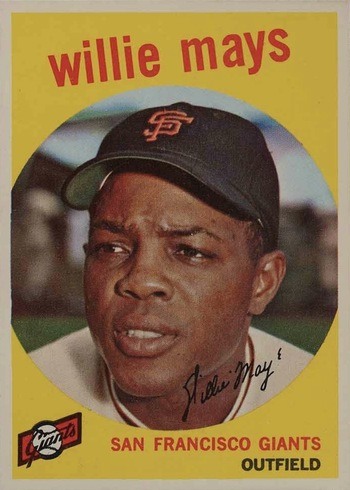 1959 Tops #50 Willie Mays Baseball Card
