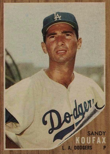 1962 Topps #5 Sandy Koufax Baseball Card